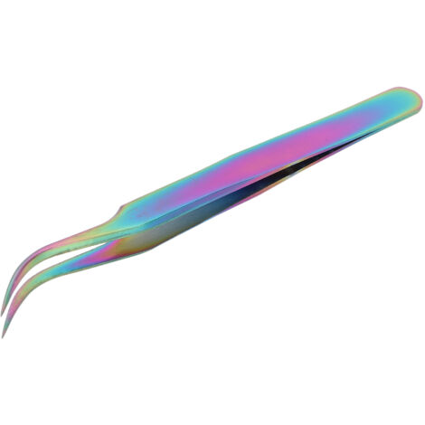 Pince Multifonction en Acier Inoxydable pour Cils et Ongles Colorée