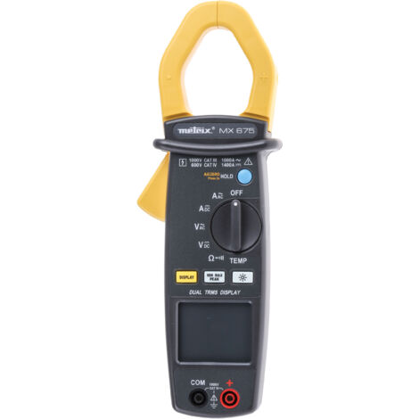 Pince multimètre MX675 Metrix, 1400A c.c., 1000A c.a. ( Prix pour 1 )