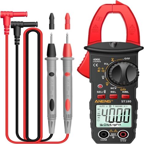 Pince multimètre ST180 4000 points, mesure tension AC/DC