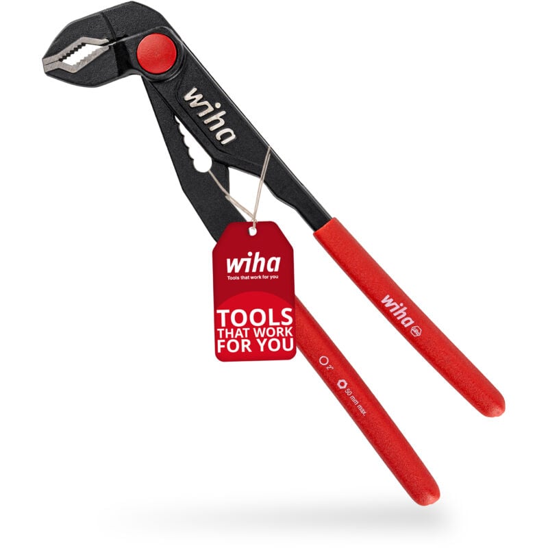 Pince multiprise Classic avec bouton-poussoir 250 mm (26765) - Wiha