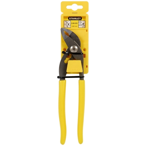 Pince multiprise gainée PVC jaune STANLEY 240 mm - 2-84-301