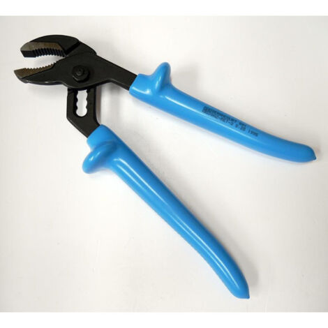 Pince multiprise simple crémaillère isolée manche bleu longueur 250mm GAZ-RET-3 UNIOR 240 DERANCOURT