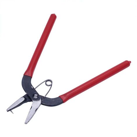 Pince perforatrice outils de bijoux fabrication de bijoux pince à oeillet poinçon cuir rouge 155x85x11mm broches: 1mm 1 pièces