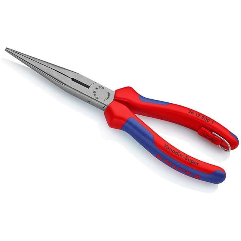 Knipex - pince à bec plat avec lame et anneau de sécurité - 2612200T