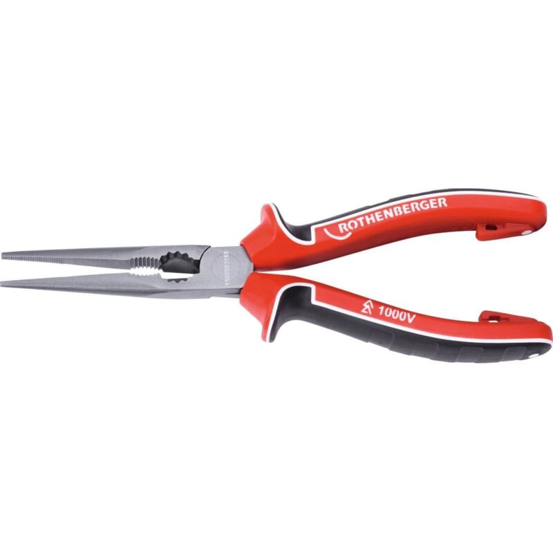 Rothenberger - Pince électrique à bec plat, droite, 200 mm - 1500003168