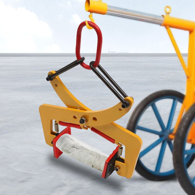 Senderpick - Pince pour bordures de trottoir 8-30cm Porte-pierres Pince de levage Pince de levage de pierres Pad antidérapant