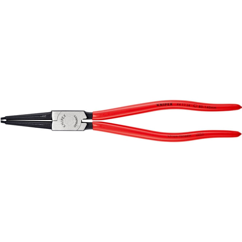 Knipex - 44 11 J4 Pince pour circlips pour circlips intérieurs d'alésage gainées en plastique noire atramentisée 320 mm