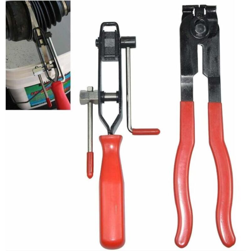 Fitags - Pince pour Collier de Serrage, 2 pinces Pinces collier cardan et pince colliers bandes à sertir
