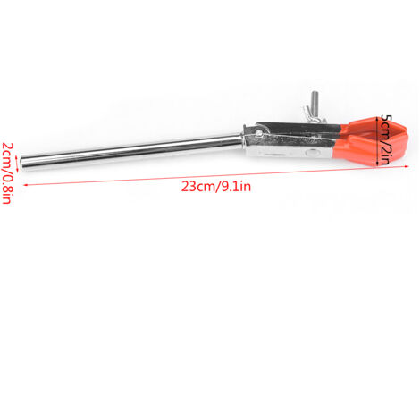 Pince pour Condenseur en Alliage de Zinc, Support de Laboratoire et Pince pour Fiole Chimique 135° - Équipement Pédagogique