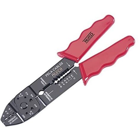 Pince pour Cosses Non Isolées 250 mm Alyco 108003