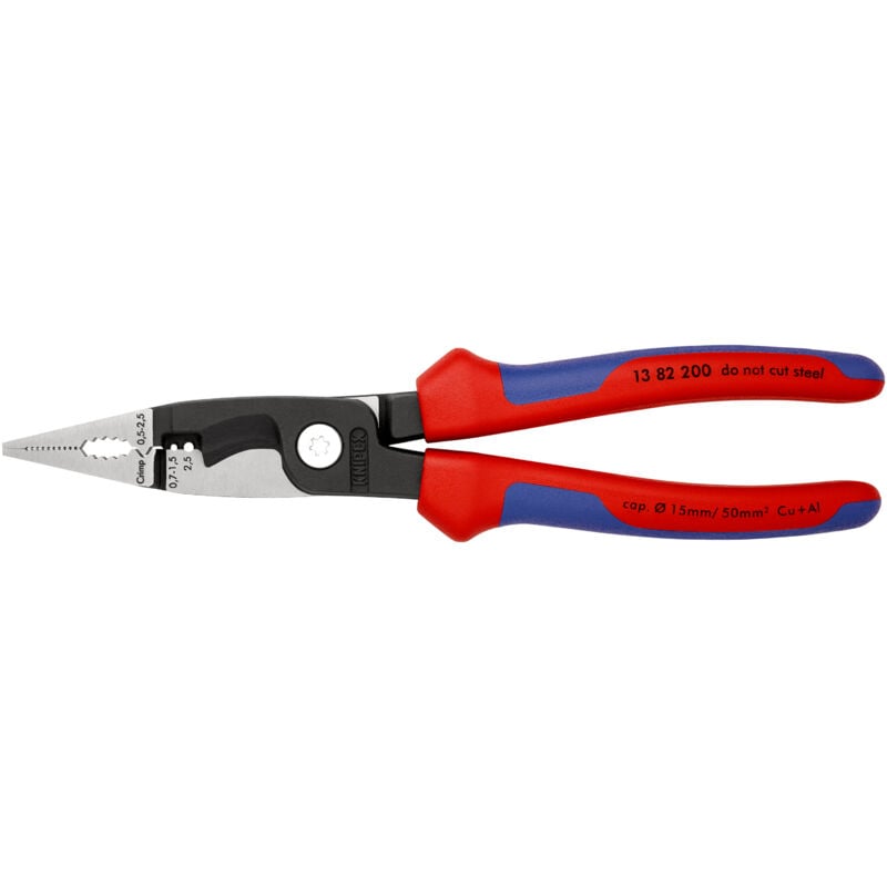 Knipex - 13 82 200 Pince multifonction 50 mm² (max) 0 (max) 15 mm (max)