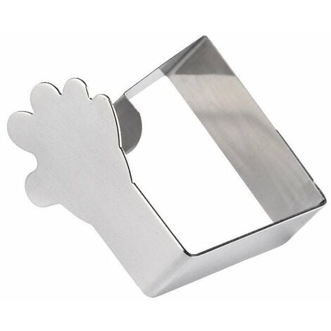 Pince blanche pour fixation nappe polypropylène 5x3,5x1cm - par 100 - RETIF