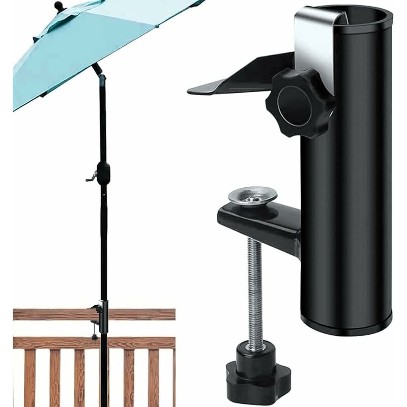 Pince pour parasol de Patio, support de Parasol, balustrade de balcon, support de parapluie pour événements en plein air, Camping