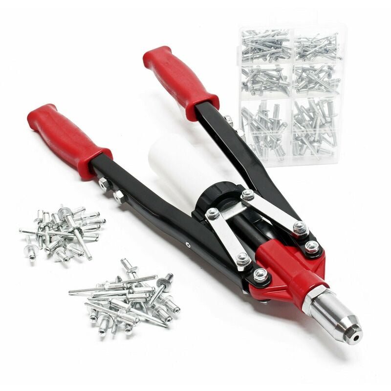 Helloshop26 - Pince à rivet aveugle pince à levier rivets borgnes 150 pièces aluminium