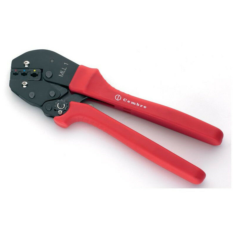 Pince à sertir les cosses préisolées rouges/bleues/jaunes (0,25 à 6 mm²) (MLL1)