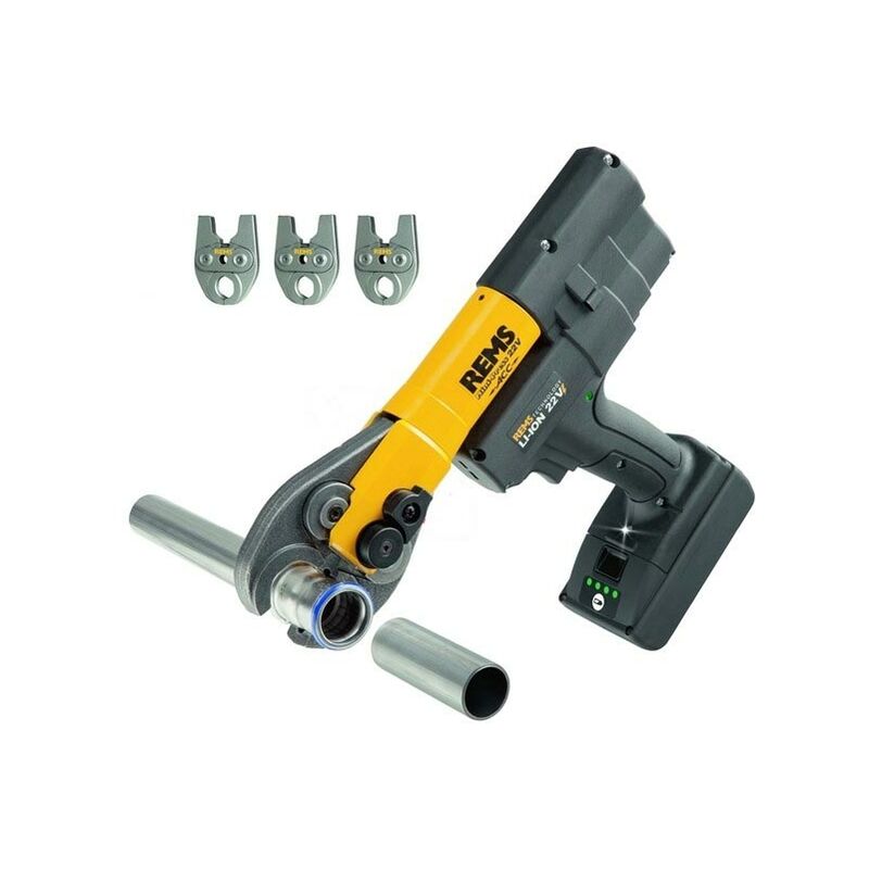 Rems - Pince à sertir Mini-Press 22V acc 3 mini Pince th 16-20-26 L-Box