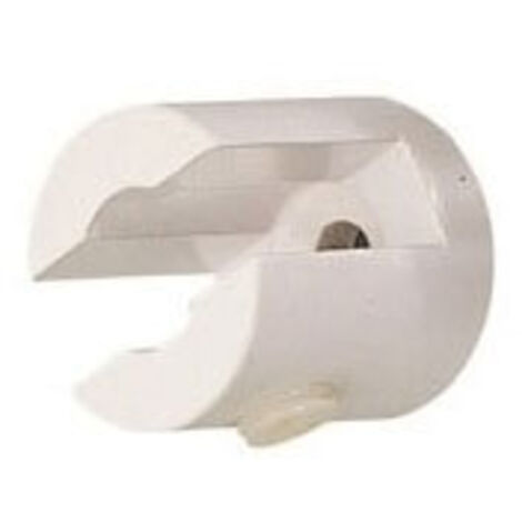 Pince tablette rond - Profondeur : 23 mm - Diamètre : 18 mm - Décor : Chromé - Pour verre d'épaisseur : 6 mm - ITAR