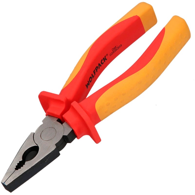 Pince universelle 150 mm. Poignées isolées en acier au chrome vanadium