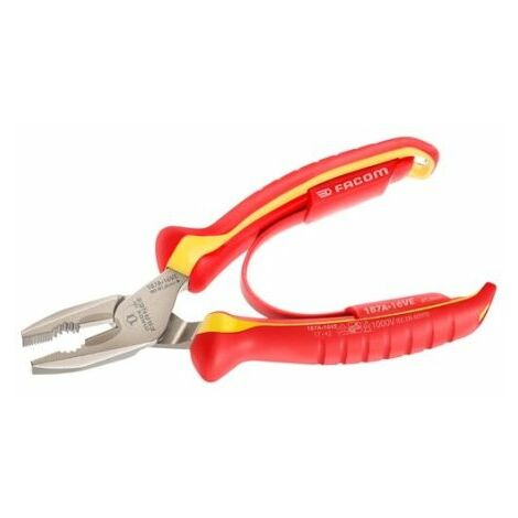 Pince universelle isolée 1000 Volts 187A.VE - 165 mm - FACOM