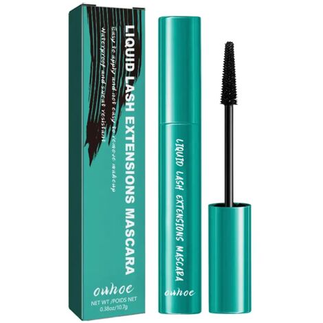 Pinceau à cils effet faux cils, naturellement galbé, épais et waterproof - 10.7g