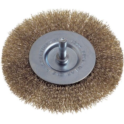 Pinceau circulaire Poggi 470.00 Fils d&39acier A  tige de 75 mm 6 mm
