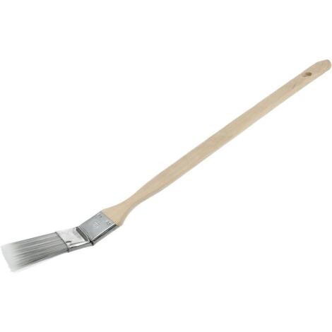 Pinceau d'angle 25 mm mélange soies PBT gris-blanc