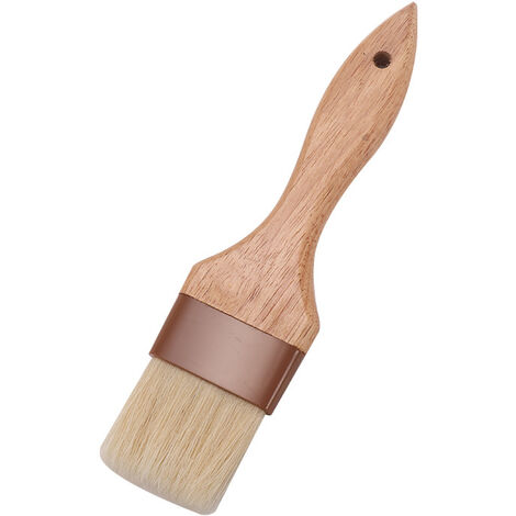 Pinceau de barbecue de cuisine peinture pinceau à pâtisserie avec manche en  bois dur pinceau de cuisson