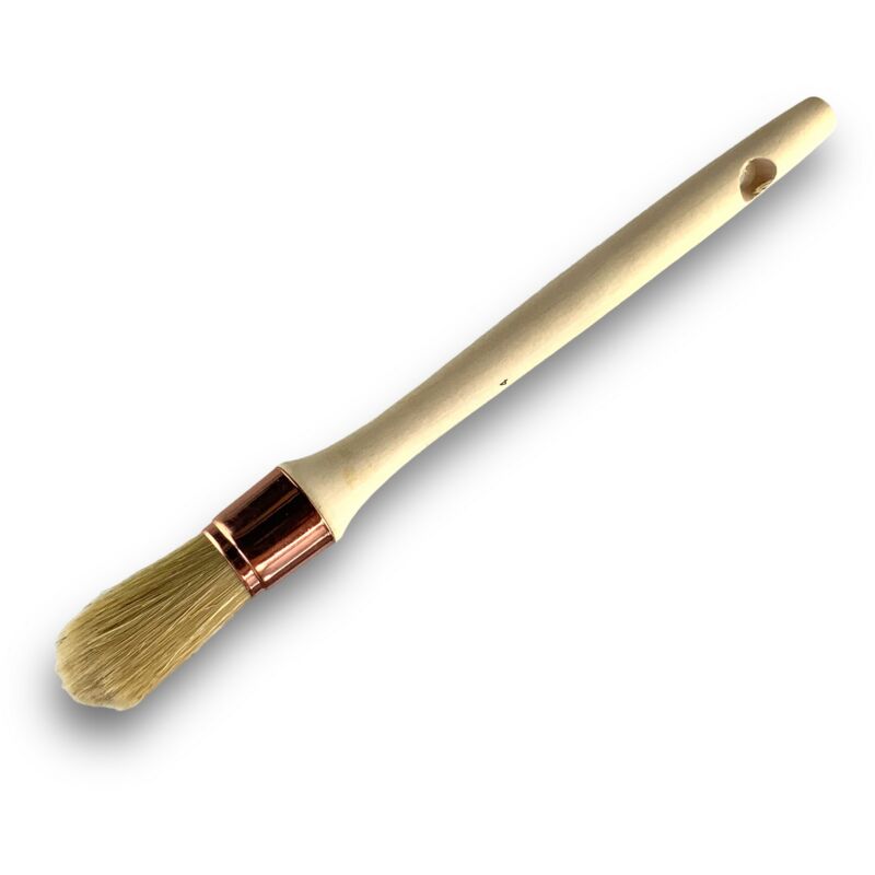 Pinceau de Pouce Brosse ronde Soie Blanche Diam&egrave;tres vari&eacute;s -