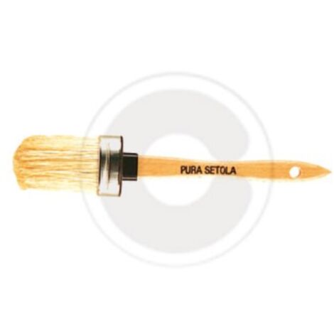 Pinceau ovale sA rie 700 avec manche en bois poils blonds n 14