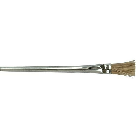 Pinceau pour fluide decapant avec tige tole et poil naturel 9,5 mm de large