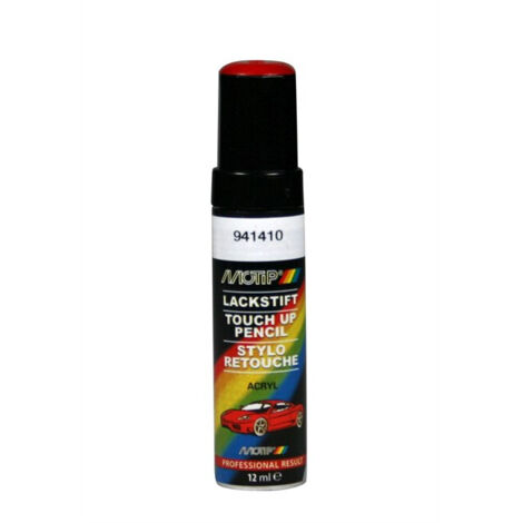 Pinceau Retouche 941410 Rouge Brillant Motip Touch Up 12 Ml