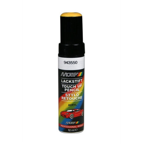 PINCEAU RETOUCHE KOMPAKT 943550 JAUNE BRILLANT 12ML MOTIP
