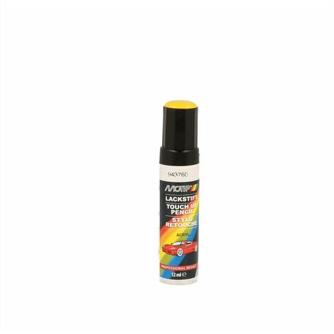 PINCEAU RETOUCHE KOMPAKT 943760 JAUNE BRILLANT 12ML MOTIP