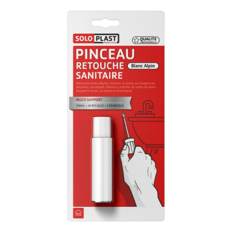 Jeanny Retouche Mur Blanc Pinceau Retouche Peinture Mur Blanc Crème  Réparation Murale Brosse Roulante Réparation Mur Rouleau Pâte Réparation  Murale