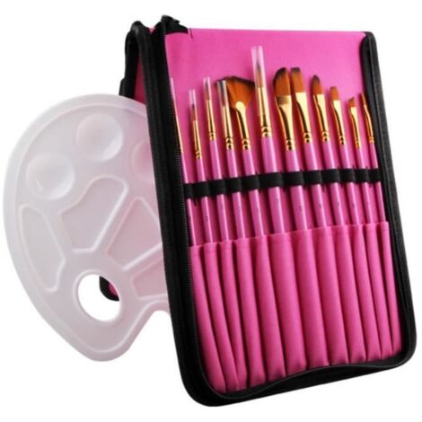 Pinceaux De Peinture, Lot De Pinceau De Peinture À L\'huile Peinture Acrylique, Ensemble Brosse De Peinture, Débutant Artiste Enfan