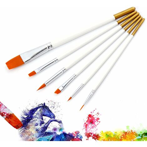 TubeRoo Pinceau de peintre 20 mm Petit pinceau plat pour vernis, vernis,  huiles, peintures murales, acrylique, pinceau de peinture, pinceau à  lasure, pinceau de peinture sur bois et métal : : Bricolage