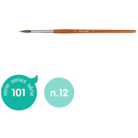 PINCEL ESCOLAR REDONDO SERIE 101, Nº 12 MILAN 80312