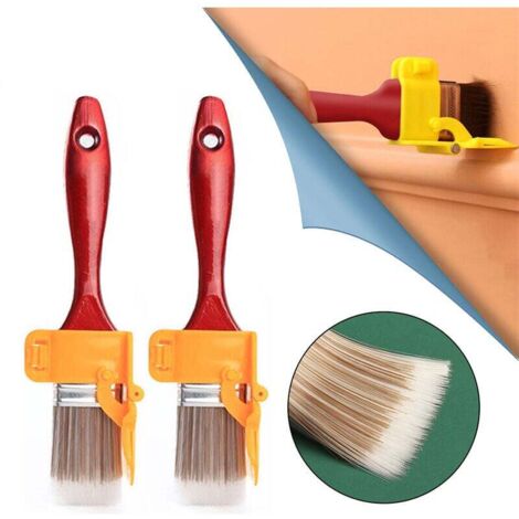 Pincel, herramienta de corte manual multifuncional, pincel plano de 3,8 x 20,8 cm, para rotulación de paredes, paredes interiores, pincel para rincones ocultos en casa, oficina, paredes y techos.