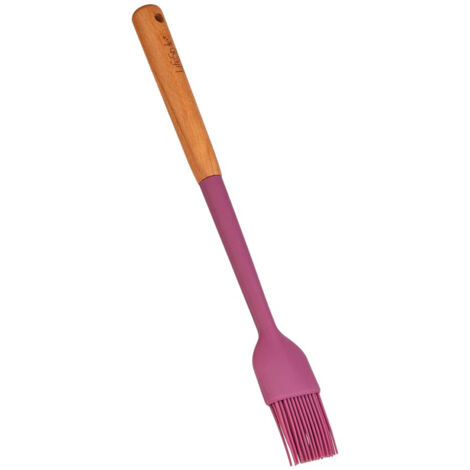 PINCEL SILICONA MANGO MADERA RUSTIKA
