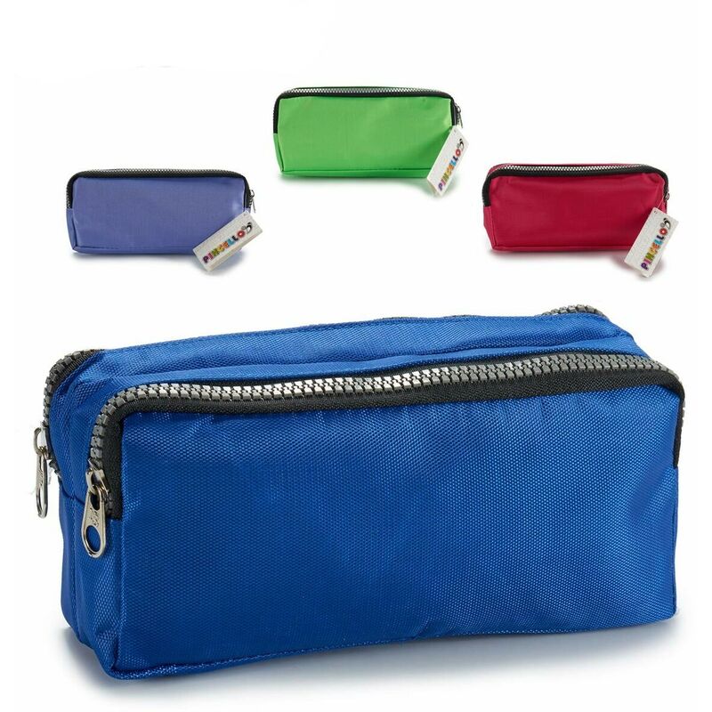 

Estuche Plástico Doble cremallera - Pincello