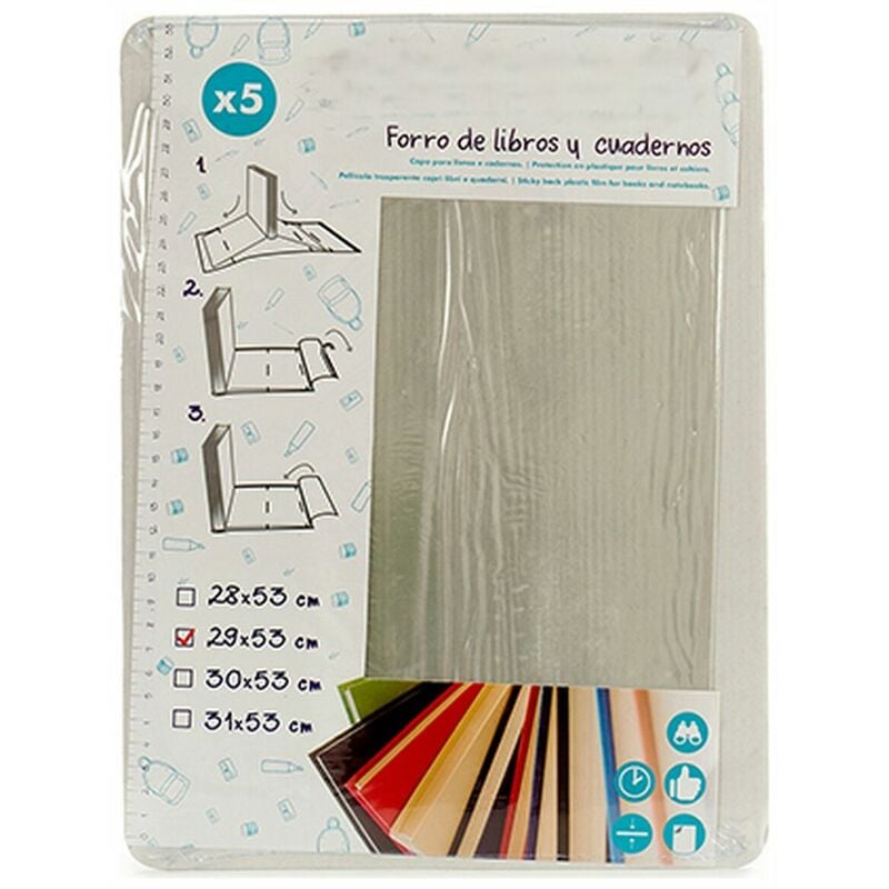 

Forro Adhesivo para Libros (5 pcs) - Pincello