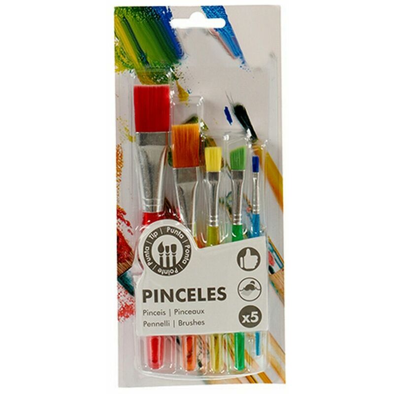 

Juego Pinceles variados Plástico (5 pcs) - Pincello