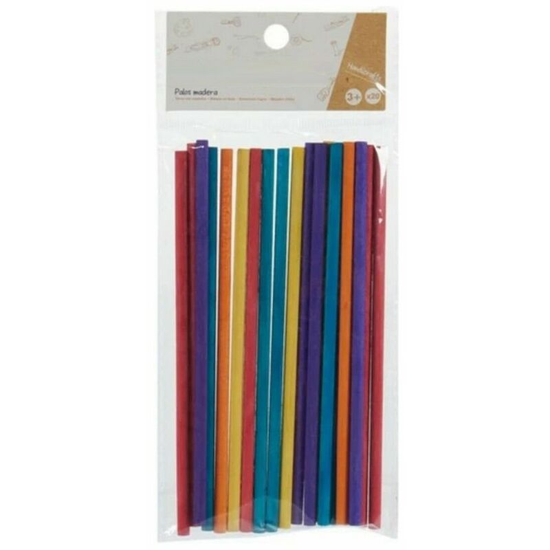 

Pincello Palos Multicolor Madera (20 Piezas)