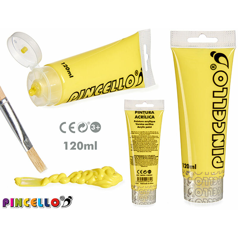 

Pintura acrílica Amarillo 120 ml - Pincello