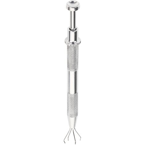 Pinces à 4 griffes pour sertissage de diamants et pierres précieuses, outil de ramassage et ajustement (longue)