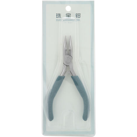 Pinces à bec long en acier professionnel pour la création de bijoux (à dents)
