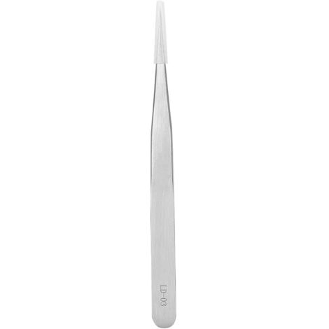 Pinces à cils en acier inoxydable pour extensions et pose de faux cils