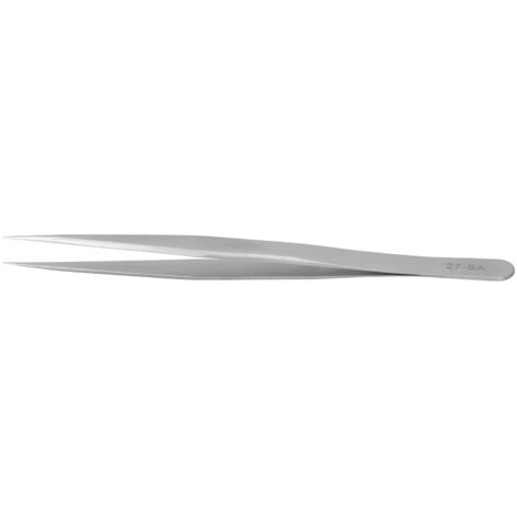 Pinces à cils en acier inoxydable SA-27, outils de précision pour extensions et nail art