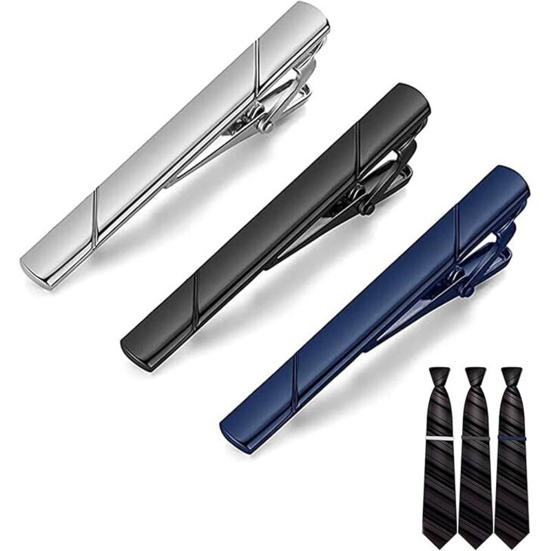 Pinces à Cravate Classiques,Hommes Cravate Bar Clips,Pinces à Cravate,Pinces à Cravate pour Mariage D'Affaires,pour La Saint Valentin,Un