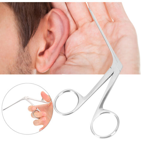Pinces à cure-oreille en acier inoxydable pour l'hygiène et le soin des oreilles